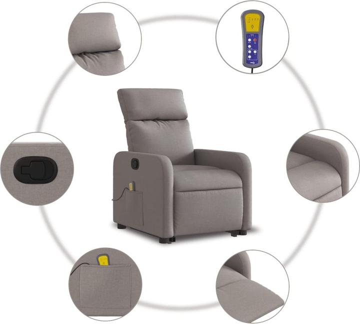 Image du produit vidaXL Massagesessel mit Aufstehhilfe