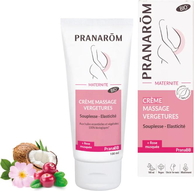 Produktbild Pranarom PranaBB Schwangerschaft Massagecreme Dehnungsstreifen Bio