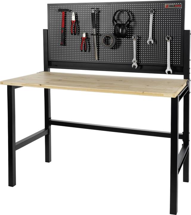 Image du produit Holzmann WB142FOLD Etabli pliable (L x H x P) 1215 x 1420 x 646mm (121.50 cm, 64.60 cm)