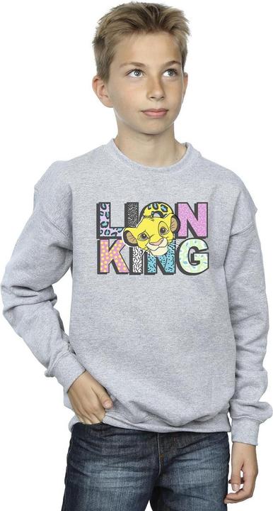 Produktbild Disney The Lion King Pattern Logo Sweatshirt Jungen (104)
