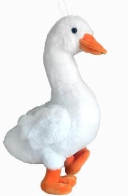 Actual product image Dubi Gans mit Anhänger, 33 cm (33 cm)