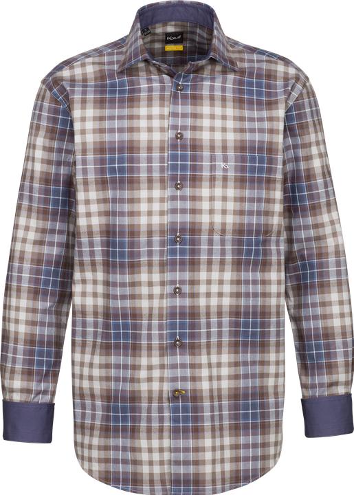 Produktbild Kauf Verona Kent Langarm modern fit mit Kontrast in Leichtflanellqualität (XXL)