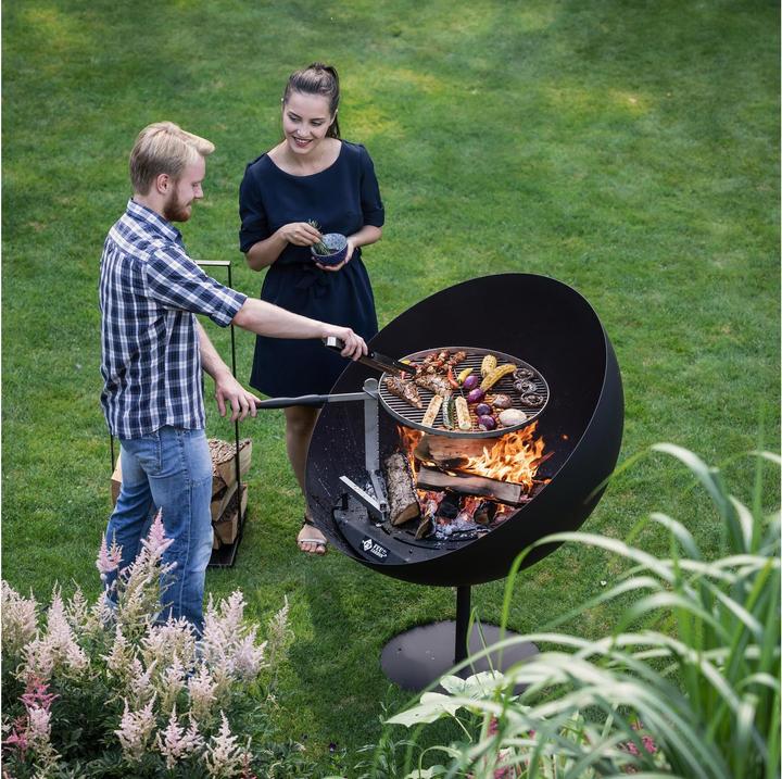 Actual product image Feu du Jardin Lune incl. grill grate 50cm and swivel arm (100 cm)