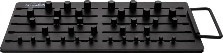 Actual product image KS Tools Magnetic socket organiser system 3 sockets 800.0185