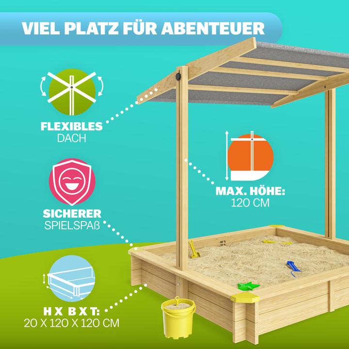 Produktbild Spielwerk Samu mit Sonnendach