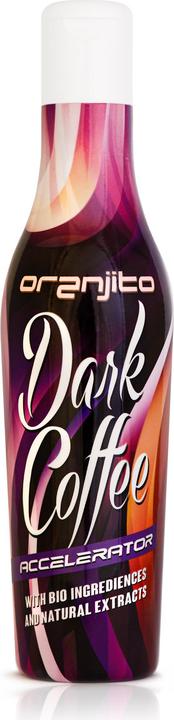 Immagine prodotto Oranjito Protezione solare Solarium all'aroma di latte di caffè (Dark Coffee Accelerator) 200 ml (U) (Crema solare, 200 ml)