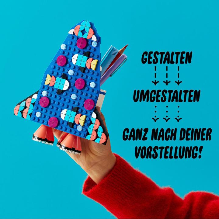Produktbild LEGO Raketen Stiftehalter (41936, LEGO Dots)