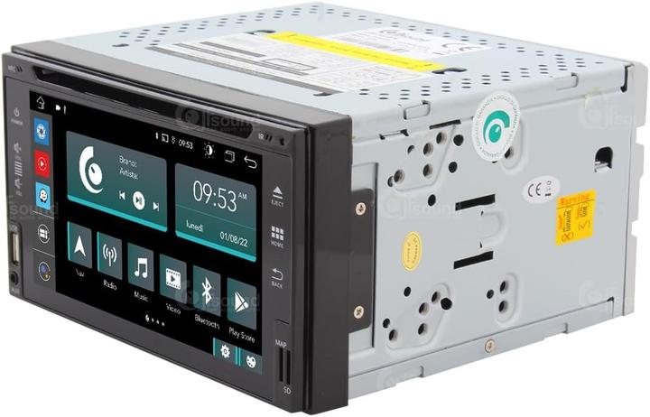 Actual product image JFSound Android GPS Bluetooth WiFi USB DAB+ Touchscreen CarPlay Android Auto DVD Head Unit (Android car, Apple Carplay)