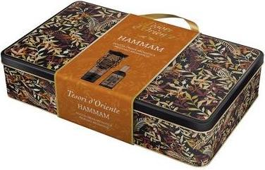 Actual product image Tesori d'Oriente Gift Set Shower Gel 250ml and Aromatic Scent 100ml Hammam Scent Gift Box (Hair care set)