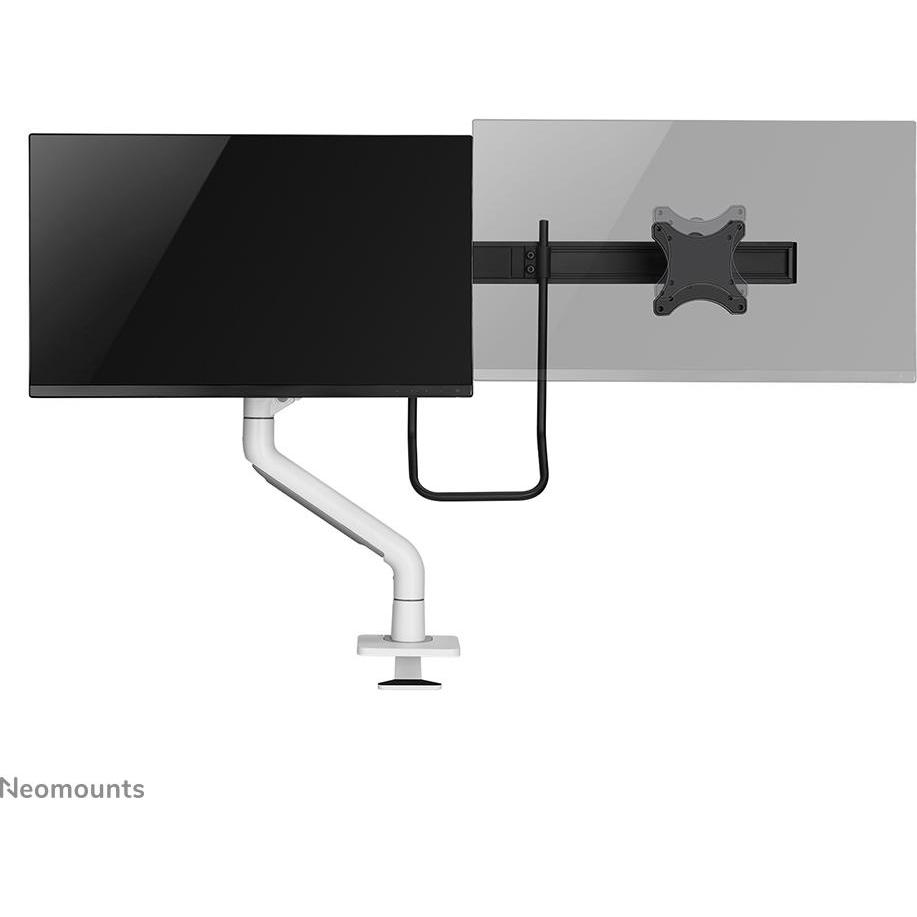 Thumbnail - Neomounts Select Desk Mount, double disp (Tisch, 32"), Monitor Halterung, Weiss