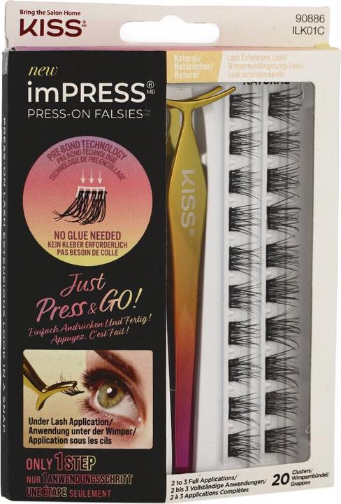 Actual product image KISS ImPress (Artificial eyelashes)