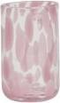 Actual product image OYOY Living Drinking Glass Jali 200 ml, 1 piece, Pink/Transparent (0.20 l, 1 x)