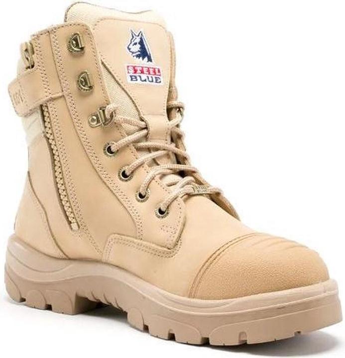 Steel Blue Southern Cross Werkschoen S3 Heren met Rits Tpu Zand - maat 42