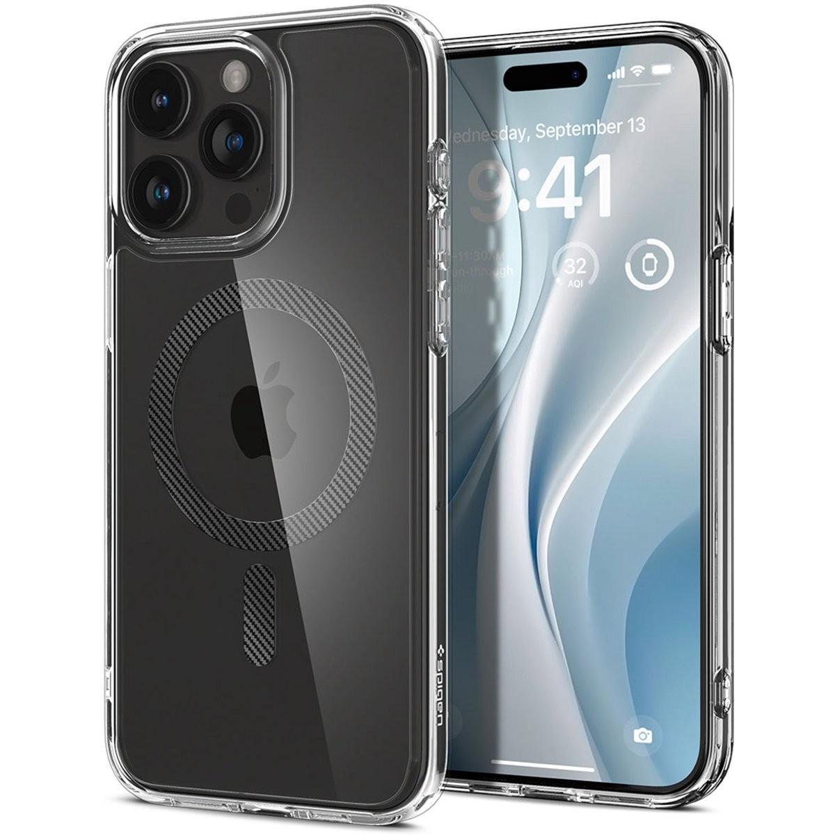 Spigen Ultra Hybrid Mag Magsafe Iphone 15 Pro Kohlenstofffaser (Apple iPhone 15 Pro) (1489652001)