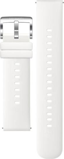 Actual product image Huawei Fluoroelastomer Strap (Glacier White) 22m, for Watch GT Series (42mm) WATCH 3 Series, EasyFit (Fluoroelastomer, Huawei)