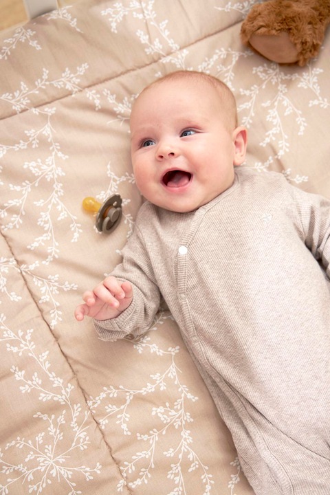 Actual product image Meyco Baby playpen liner - sand (80 cm, 100 cm)