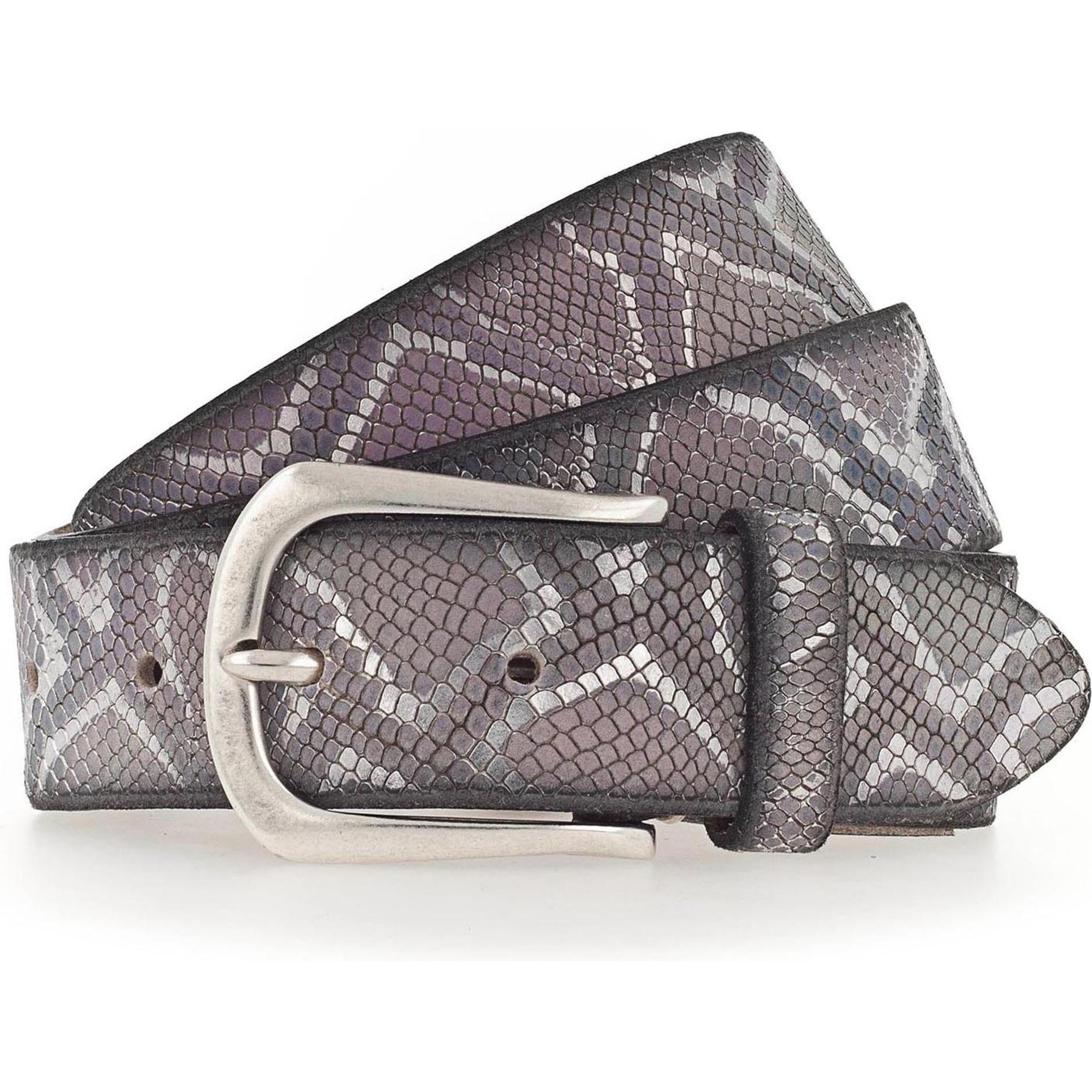 B.Belt, Damen, Gürtel, Gürtel Leder, Mehrfarbig, (95)
