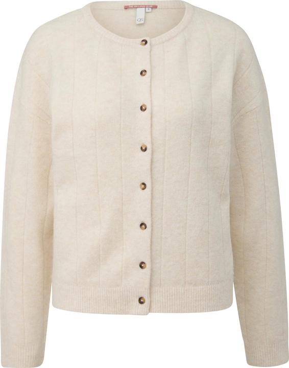 Produktbild s.Oliver Strickjacke Weicher Cardigan mit überschnittenen Schultern (M)
