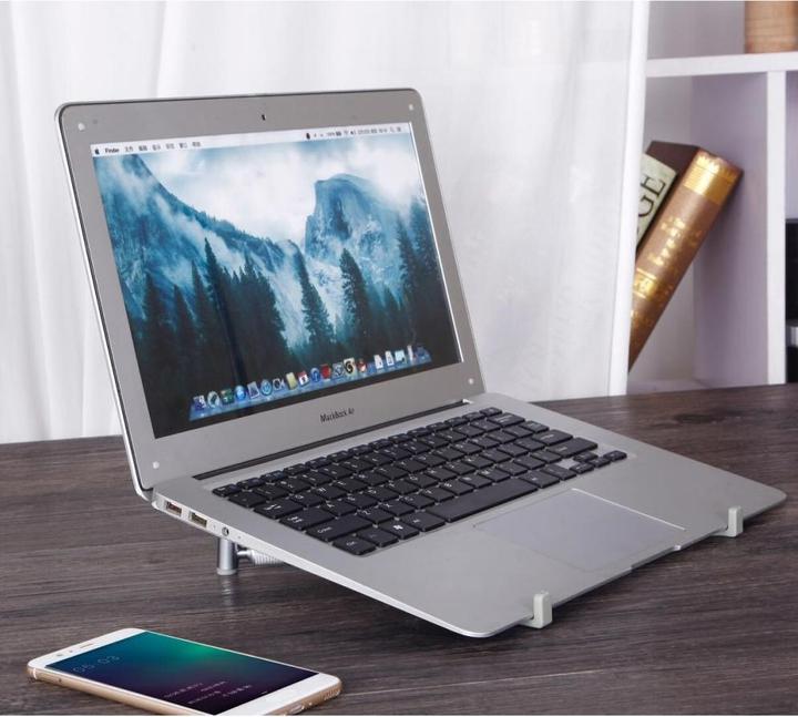 Actual product image Cover-Discount Aluminium Extendable Laptop Notebook Stand