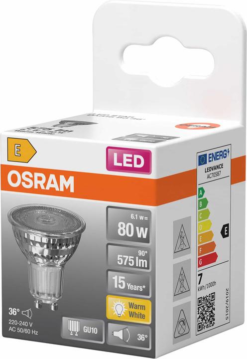 Produktbild Osram Superstar (GU10, 6.10 W, 575 lm, 1 x, E)
