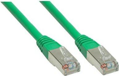 Produktbild Good Connections RNS® Patchkabel mit Rastnasenschutz, Cat. 6, S/FTP, PiMF, PVC, 250MHz, grün, 0,25m (S/FTP, CAT6, 0.25 m)