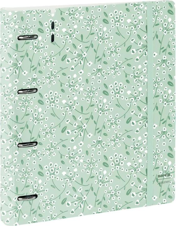 Produktbild Safta Ringbuch Light green flowers (35 mm, 1 Stk.)