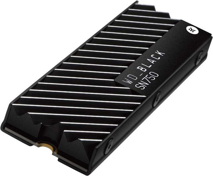 Produktbild WD Black SN750 Gaming - mit Heatsink (1000 GB, M.2 2280)