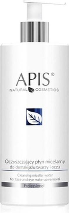 Apis Natural Cosmetics APIS Cleansing Micellar Water oczyszczający płyn micelarny do demakijażu twarzy i oczu 500ml (Mizellenwasser, 500 ml)