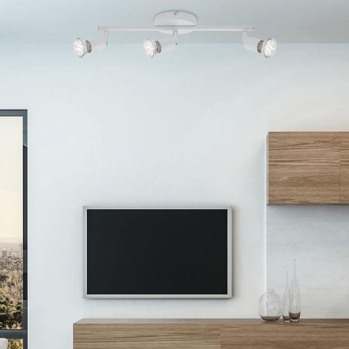 Image du produit Briloner LED Deckenleuchte, weiss, 3xLED/GU10/2,9W (260 lm, GU10)