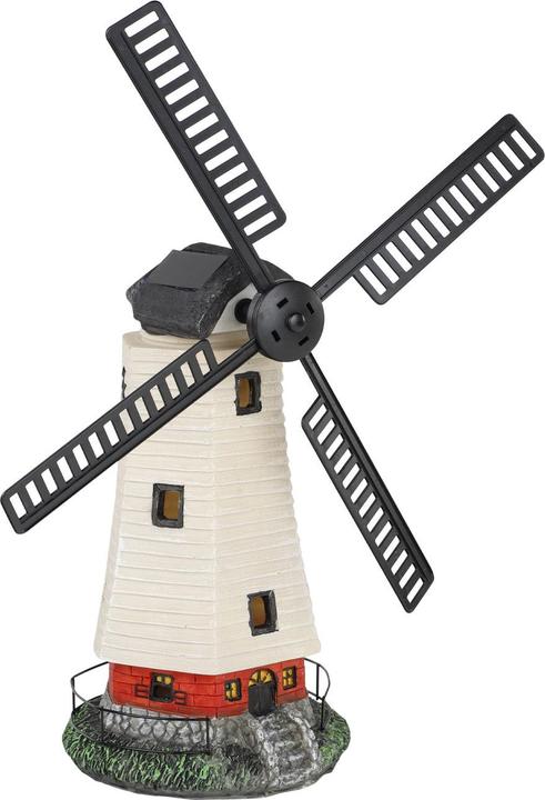 Immagine prodotto HI Set di 2 mulini a vento solari con finestre illuminate