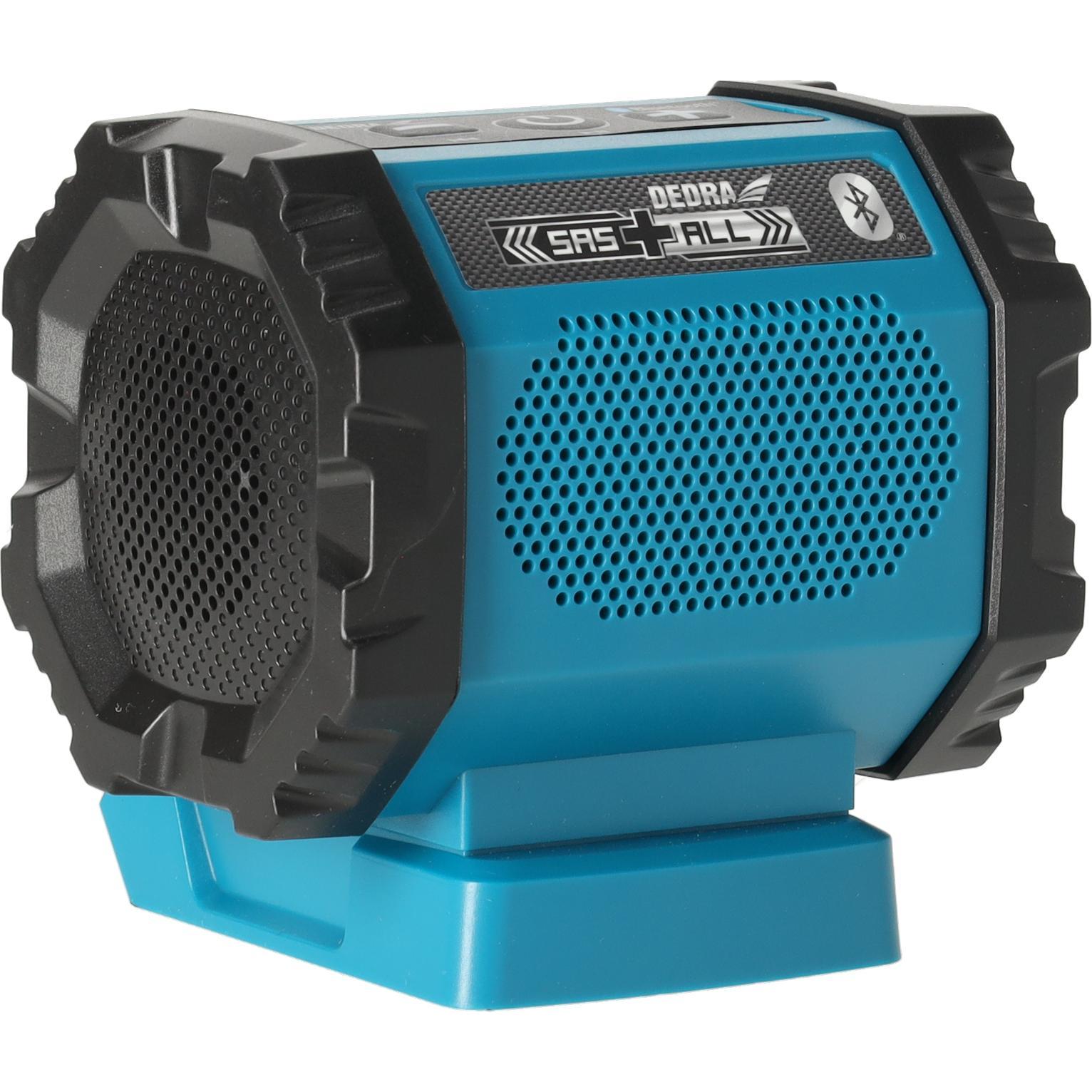 Dedra Speaker DED7004 blue (Akkubetrieb), Bluetooth Lautsprecher, Blau