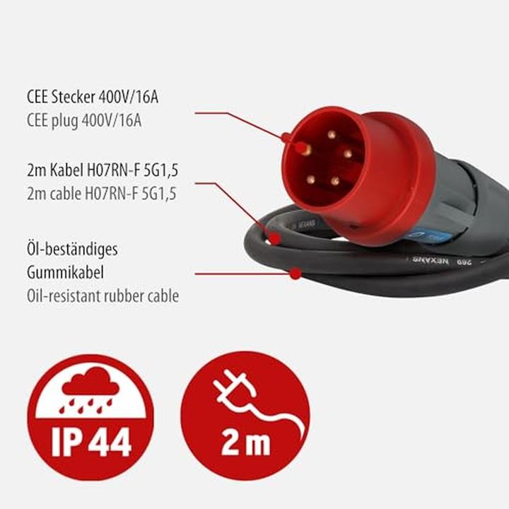 Actual product image Brennenstuhl Compact mini distributor BKV 2/4 T IP44 11536 (6 x, CEE)
