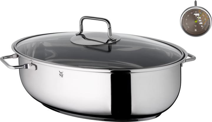 Produktbild WMF Bräter mit Glasdeckel (Kochtopf, Edelstahl, 38 x 12 cm)