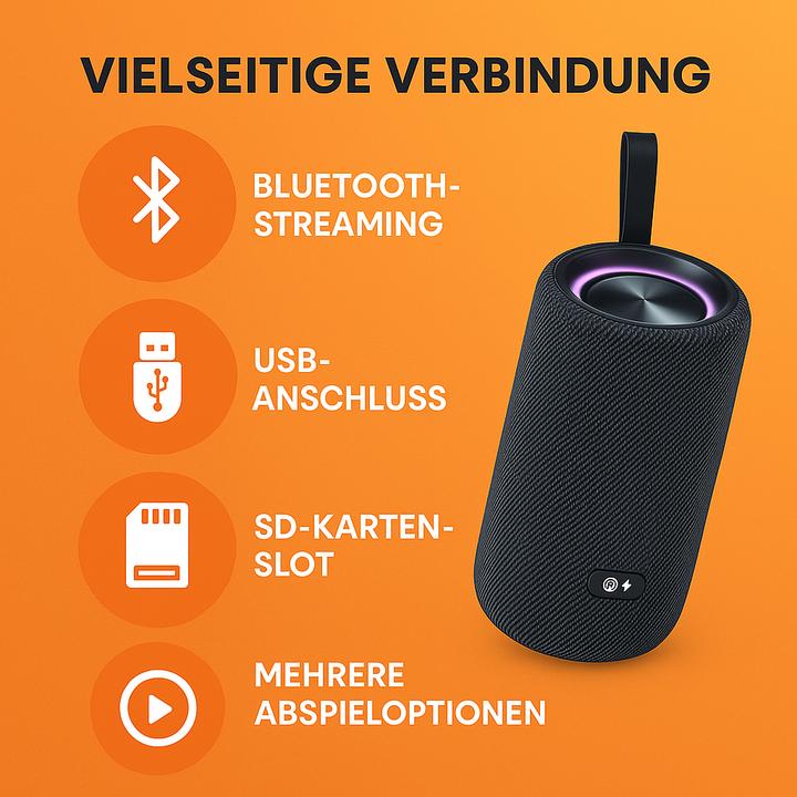 Produktbild Edco Bluetooth Lautsprecher 16W (2 h)