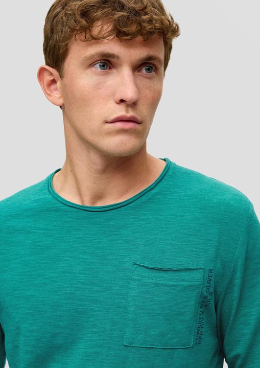 Produktbild s.Oliver T-Shirt Longsleeve mit aufgesetzter Brusttasche (M)