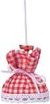 Actual product image Kahlert Licht Hanging Lamp Fabric Shade Checkered
