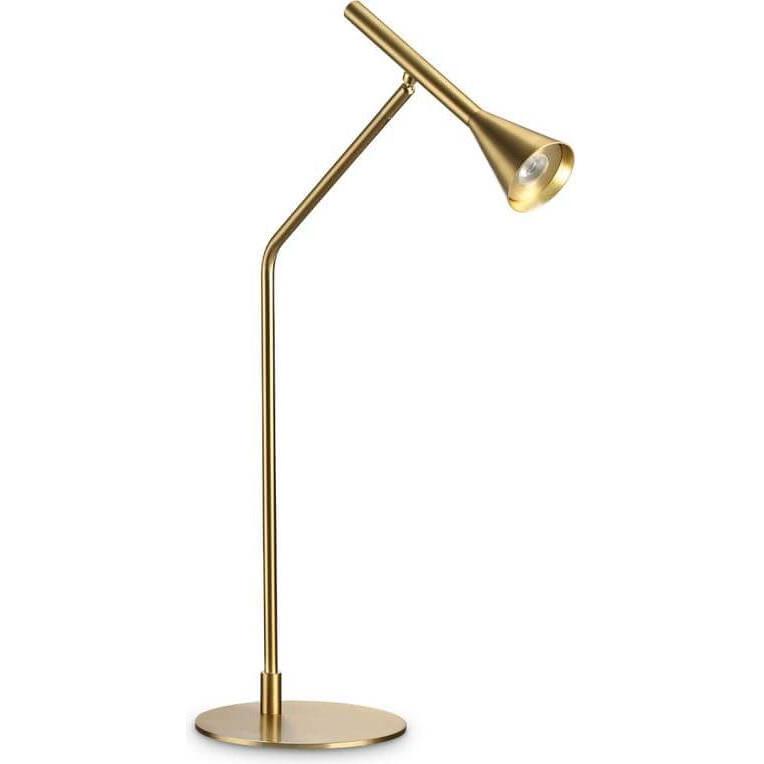 Ideal lux, Tischlampe, DIESIS LED Tischleuchte 6,5W dimmbar Messing warmweiss 291109 (500 lm)