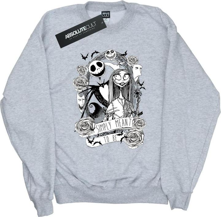 Produktbild Disney Nightmare Before Christmas Simply Meant To Be Sweatshirt Mädchen (128)