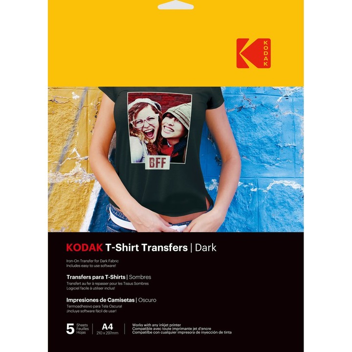 Image du produit Kodak Dark T-Shirt Transfer A4 (5 x)