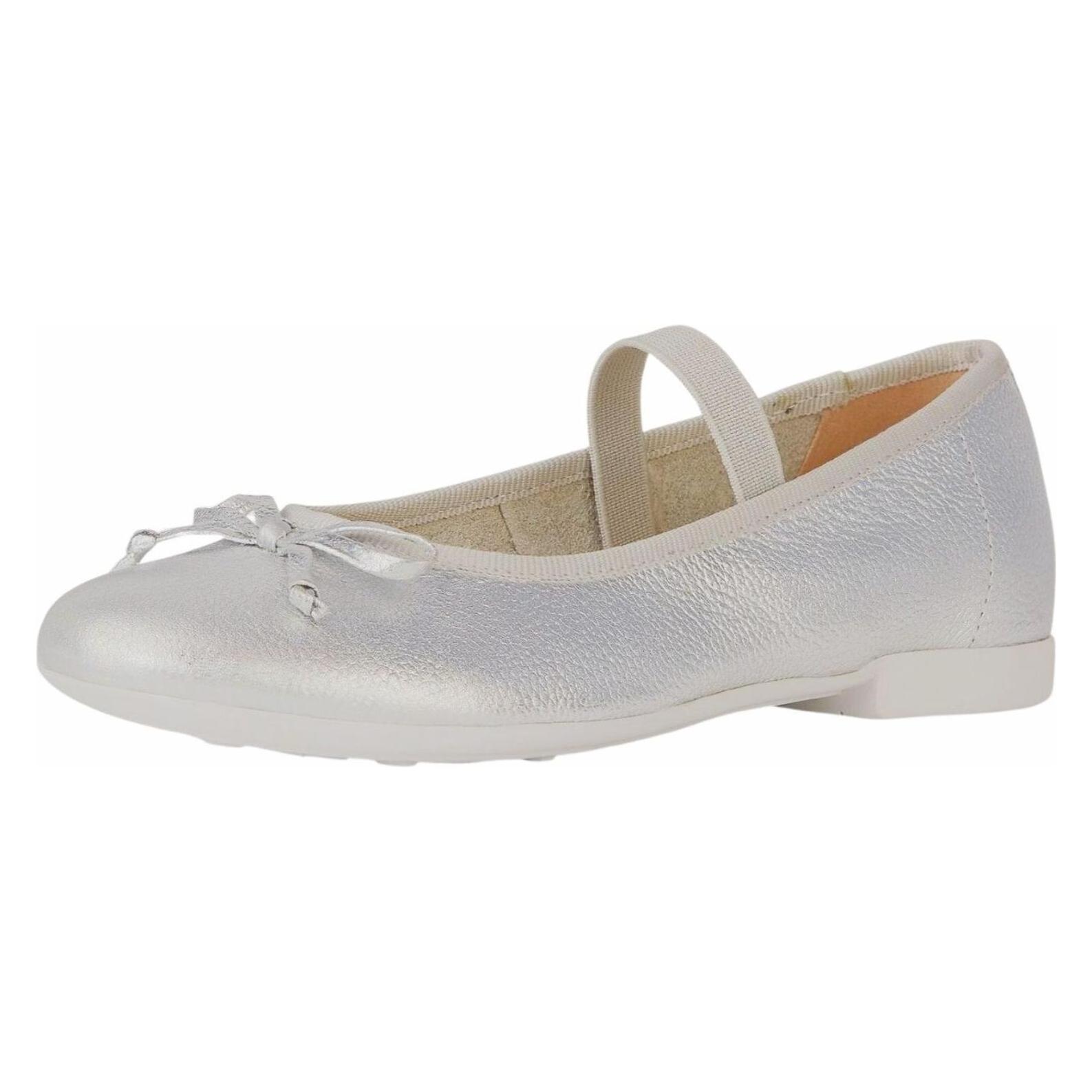 Geox, Mädchen, Ballerinas, Ballerinas, Silber, (27)