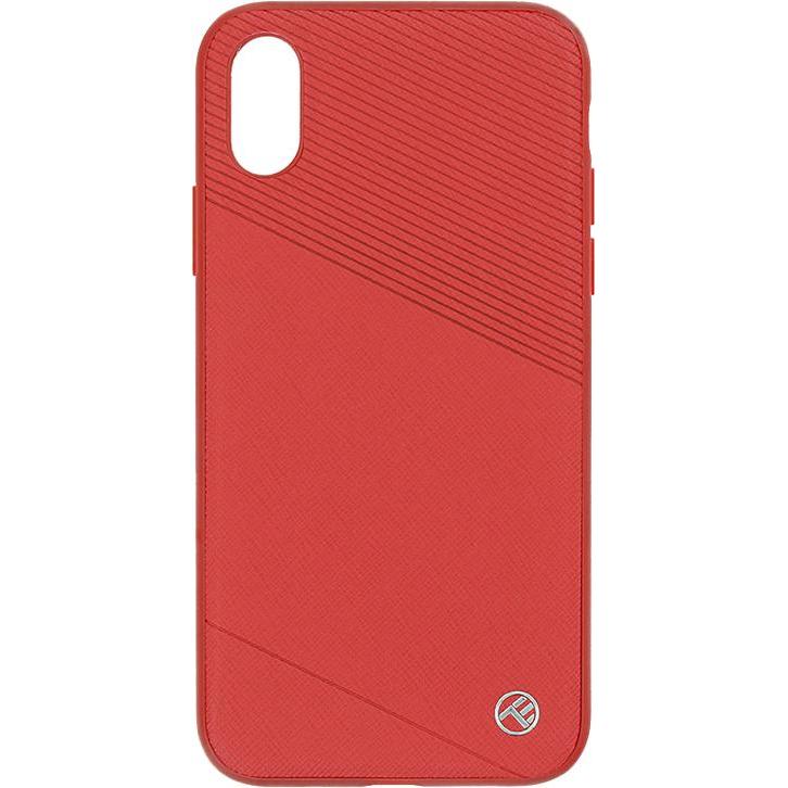 Tellur Cover Exquis for iPhone X/XS red (Apple iPhone X), Smartphone Hülle, Rot