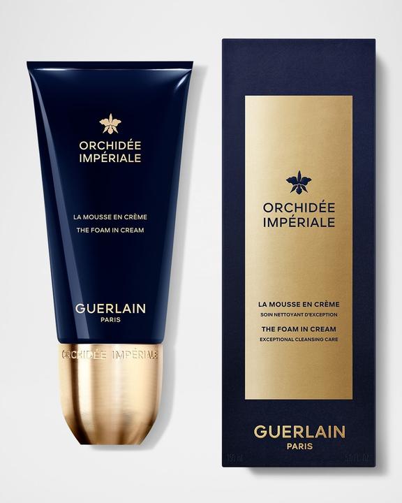 Actual product image Guerlain Orchidee Imperiale The Foam In Cream Cleanser (Facial cleansing wipes, 150 ml)
