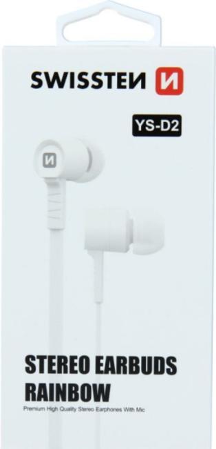Actual product image Swissten Earbuds RAINBOW YS-D2 (Cable)