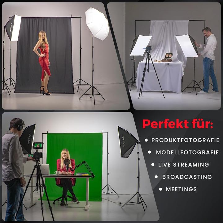 Actual product image Pixetool Softbox-Set mit LED-Lampen (Soft boxes)