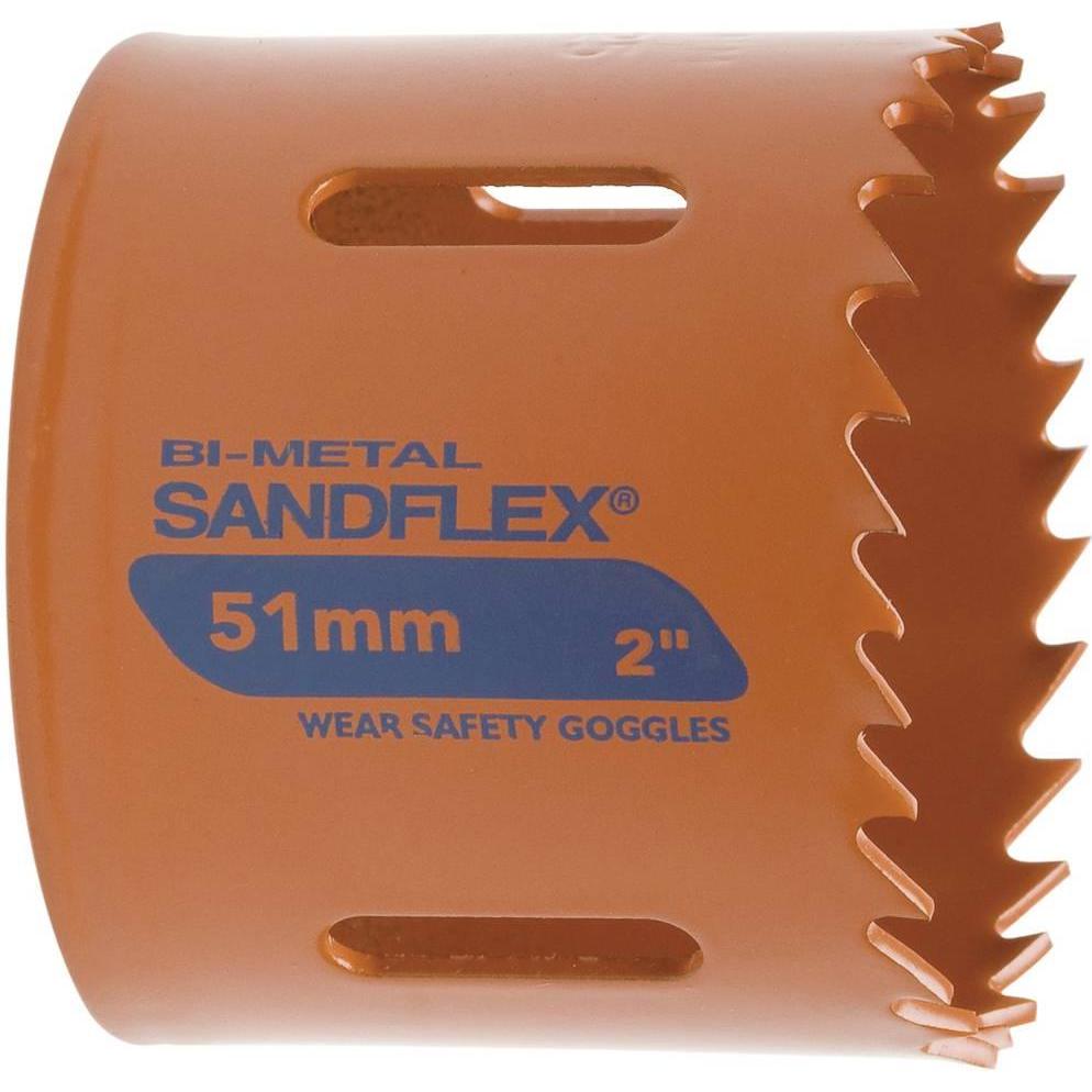Bahco, Lochsäge, Sandflex Bimetall-Lochsäge für Metall/Holzplatten/Kunststoff 37 mm - Kartonverpackung (37 mm)