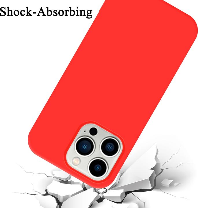 Produktbild Cadorabo Hülle für Apple iPhone 14 PRO im TPU Liquid Silicone Case Style (Apple iPhone 14 Pro)