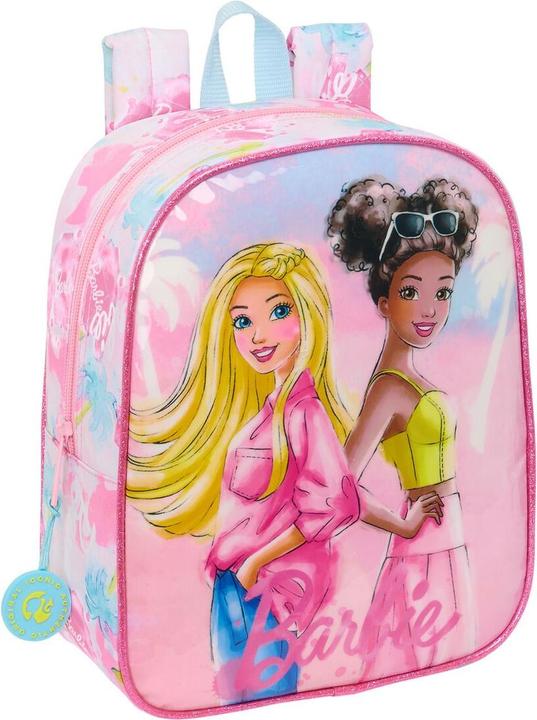 Produktbild Barbie Schulrucksack Painterly Rosa Himmelsblau 22 x 27 x 10 cm
