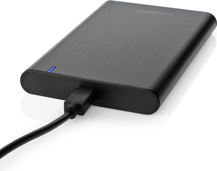 Produktbild Nedis Festplattengehäuse 2.5 " | USB 3.2 Gen1 | USB Type-A / USB Type-C™ | Notebook / PC | Aluminium (2.5")