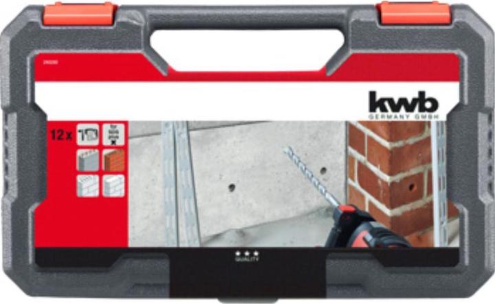 Produktbild kwb SDS Plus Bohrerset 12tlg. (10 mm, 12 mm, 14 mm, 5 mm, 6 mm, 8 mm)