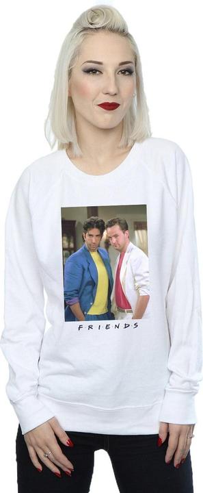 Actual product image Friends Womens/Ladies Ross And Chandler College Sweatshirt (S)